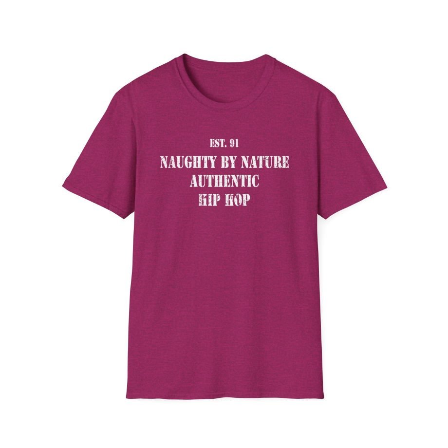 Naughty by Nature Naughty Stencil Unisex Softstyle T-Shirt