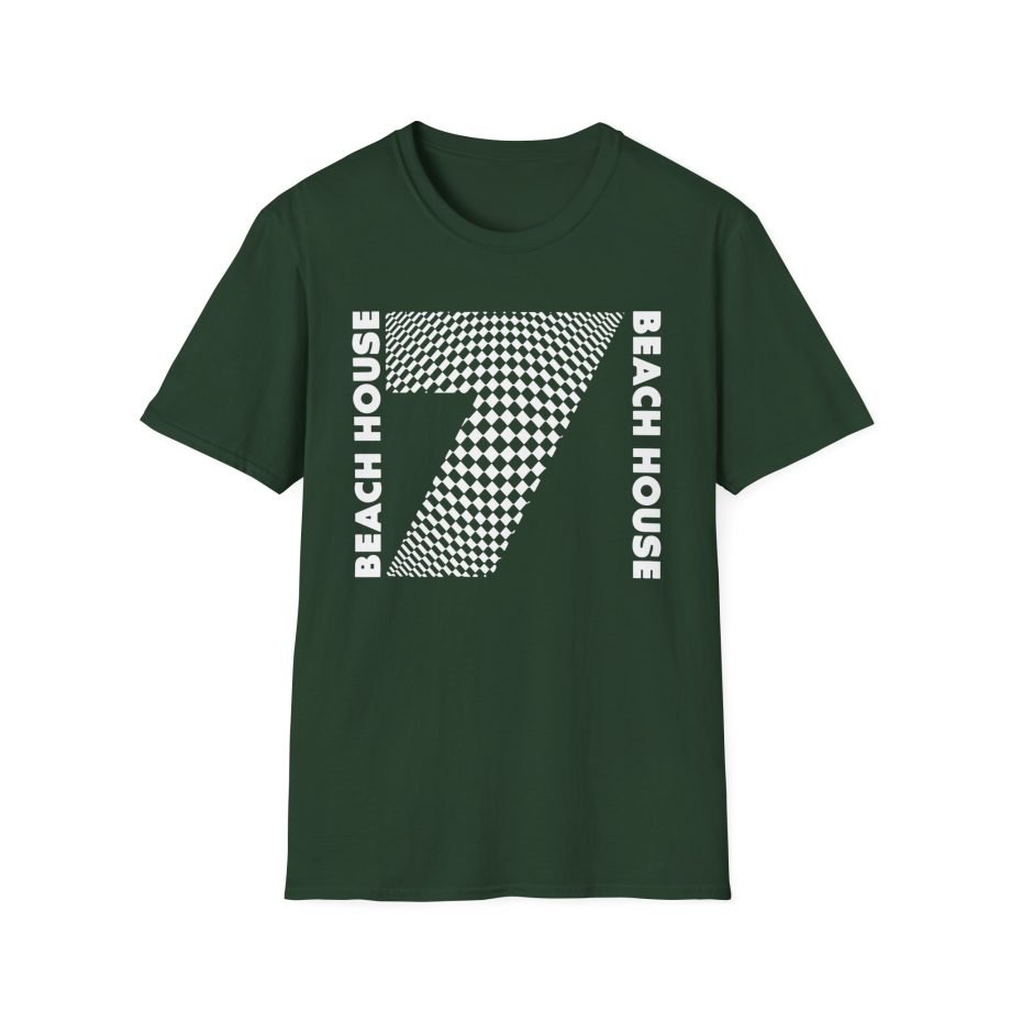Beach House 7 Op Art Unisex Softstyle T-Shirt
