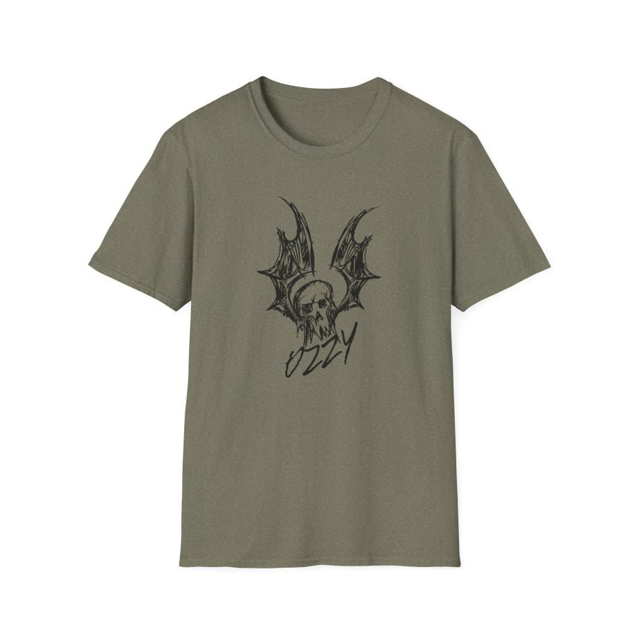 Ozzy Osbourne Bat Sketch Unisex Softstyle T-Shirt