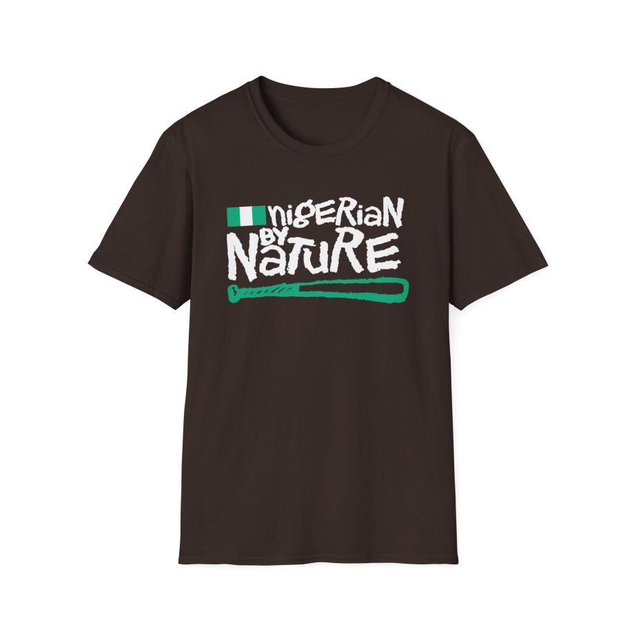 Naughty by Nature Nigerian by Nature Unisex Softstyle T-Shirt