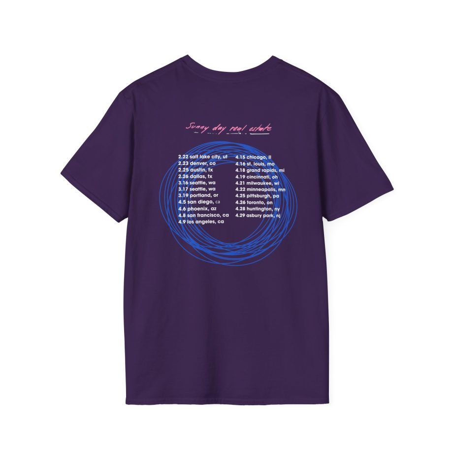 Sunny Day Real Estate 2023 Paper Planes Tour Unisex Softstyle T-Shirt