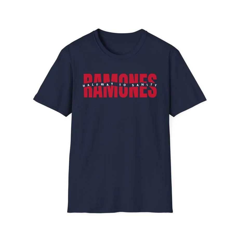 Ramones Halfway To Sanity Unisex Softstyle T-Shirt