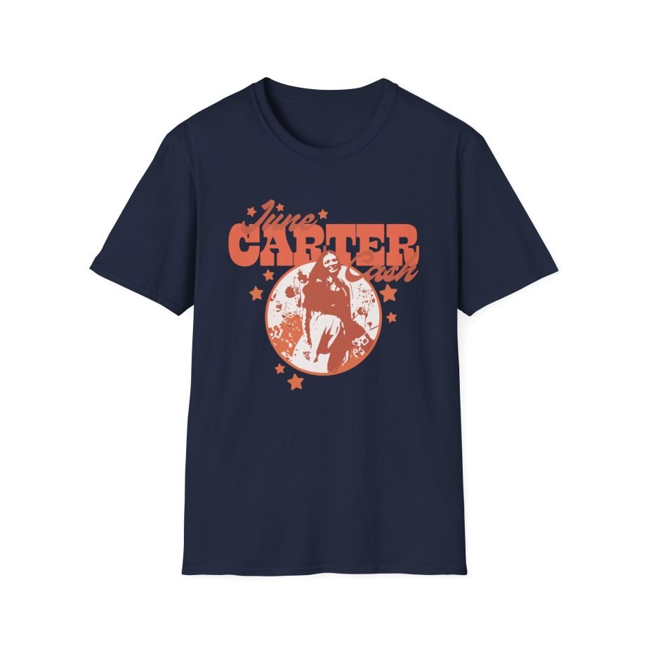 Johnny Cash June Carter Cash Portrait unisex softstyle t-shirt