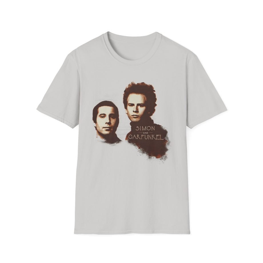 Simon and Garfunkel Faces Unisex Softstyle T-Shirt
