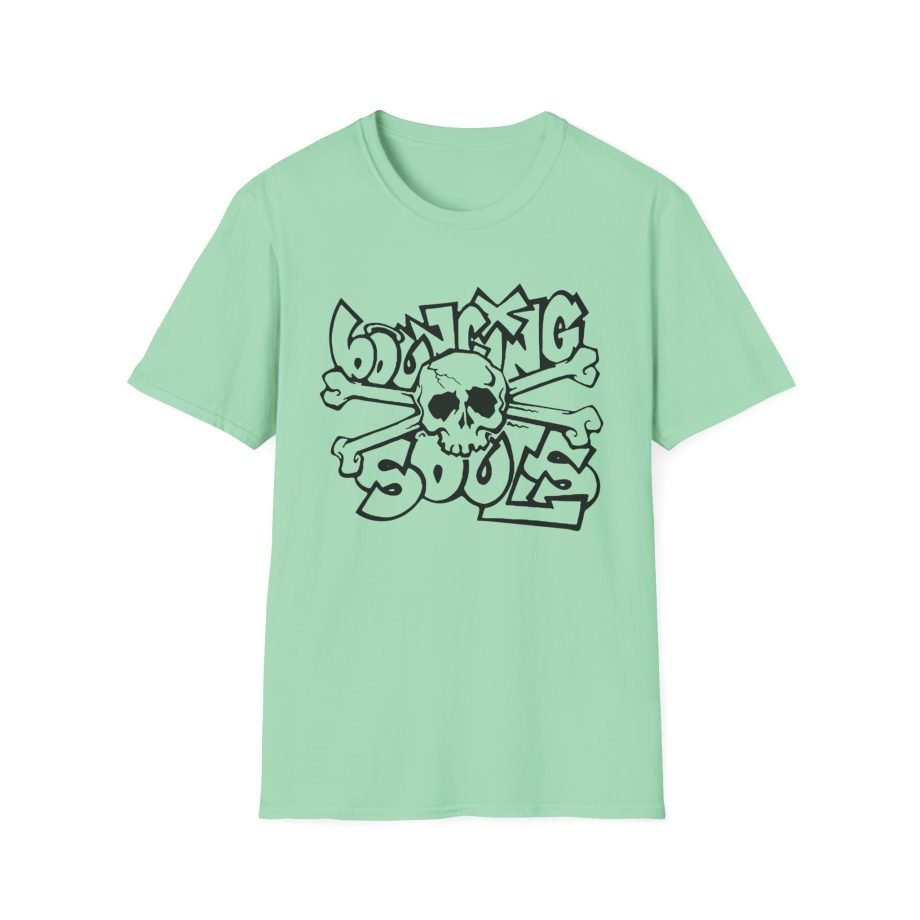 The Bouncing Souls Skull And Crossbones Unisex Softstyle T-Shirt