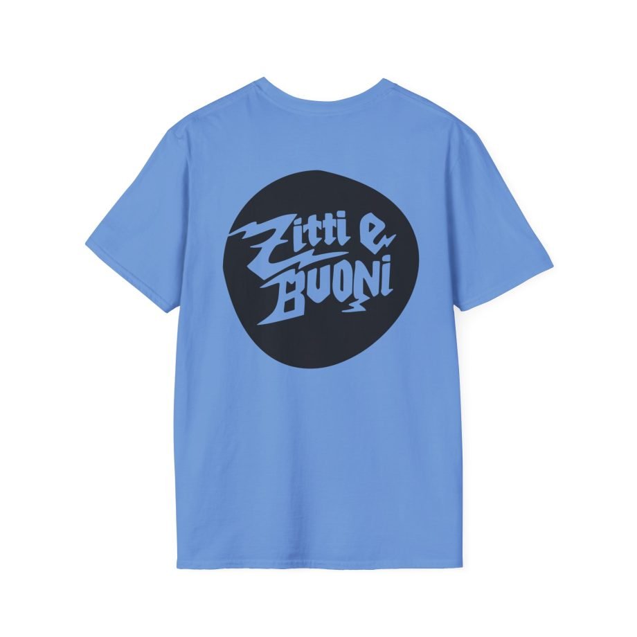 Maneskin Pocket Logo & Zitti e Buoni Circle Unisex Softstyle T-Shirt
