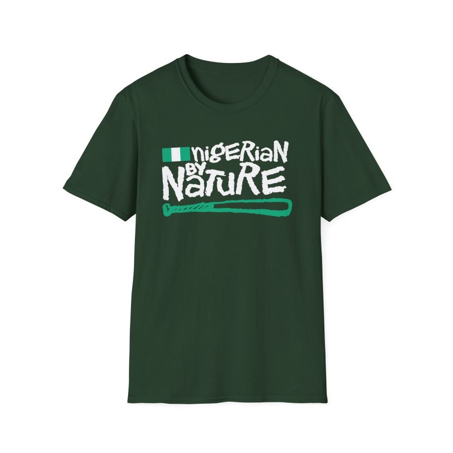 Naughty by Nature Nigerian by Nature Unisex Softstyle T-Shirt
