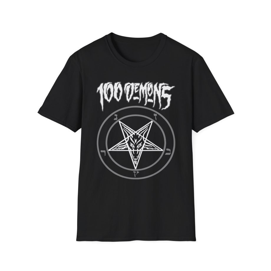 100 Demons Pentagram Unisex Softstyle T-Shirt