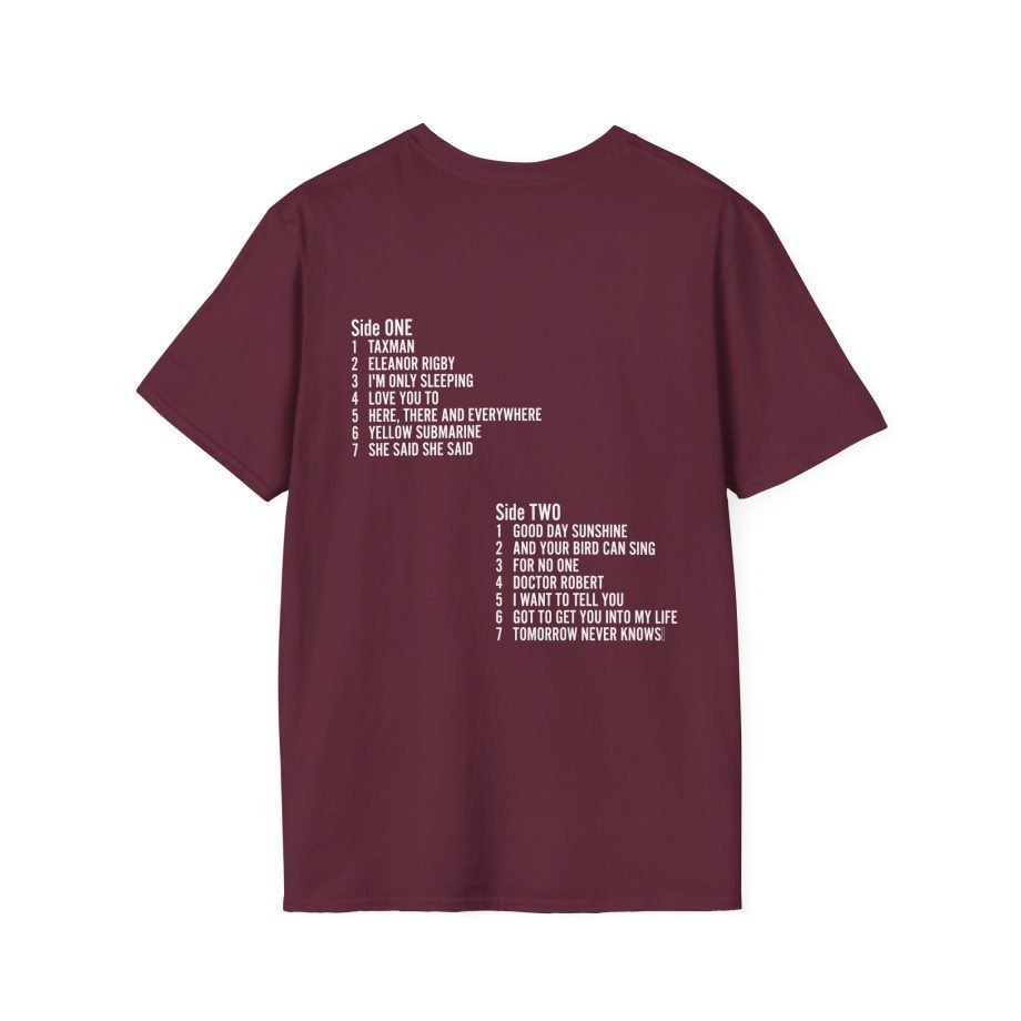 The Beatles Revolver Tracklist Unisex Softstyle T-Shirt