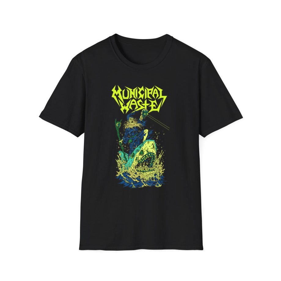 Municipal Waste Glow Shark Unisex Softstyle T-Shirt
