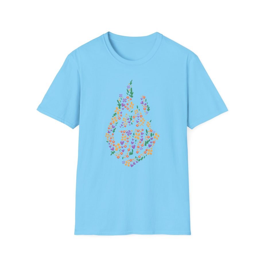 Good Mythical Morning Floral Flame unisex softstyle t-shirt