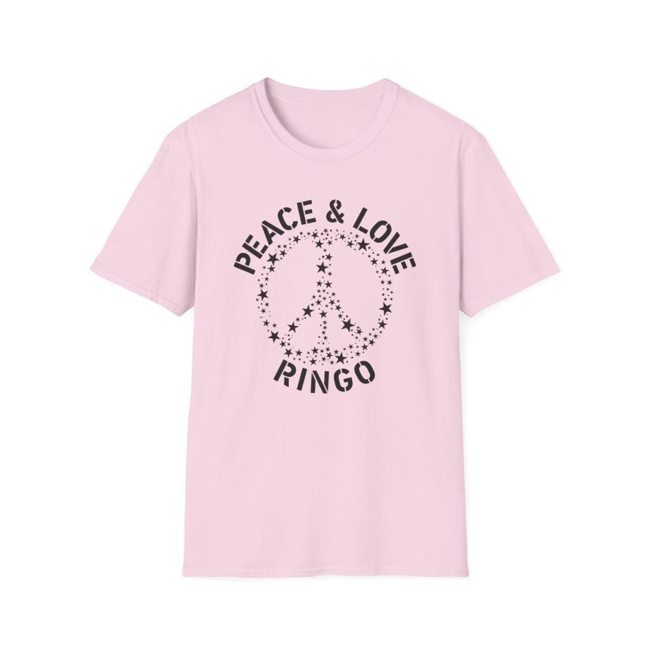 Ringo Starr Peace & Love Unisex Softstyle T-Shirt