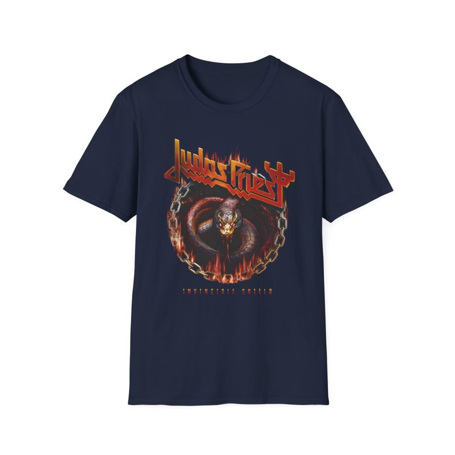 Judas Priest Invincible Shield Serpent Itin Unisex Softstyle T-Shirt