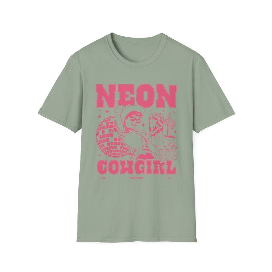 Dan and Shay Neon Cowgirl Unisex Softstyle T-Shirt