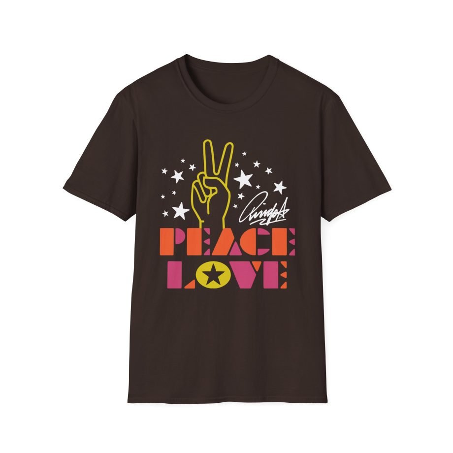 Ringo Starr Peace & Love Peace Sign Unisex Softstyle T-Shirt