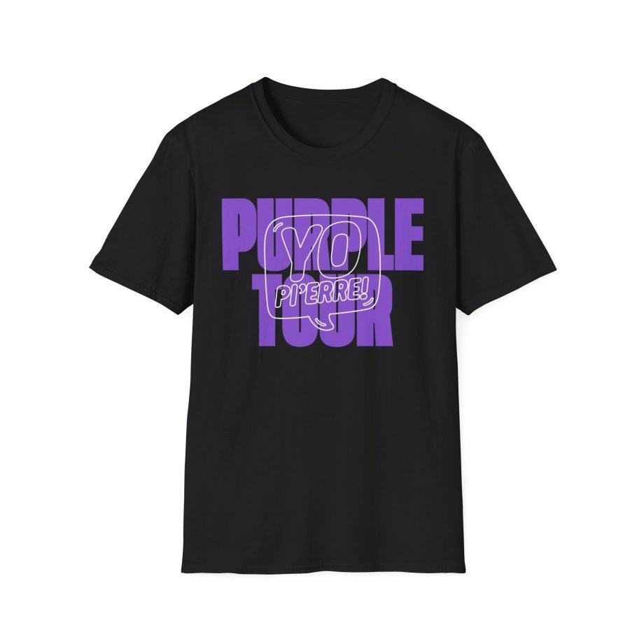 P B Purple Tour Unisex Softstyle T-Shirt