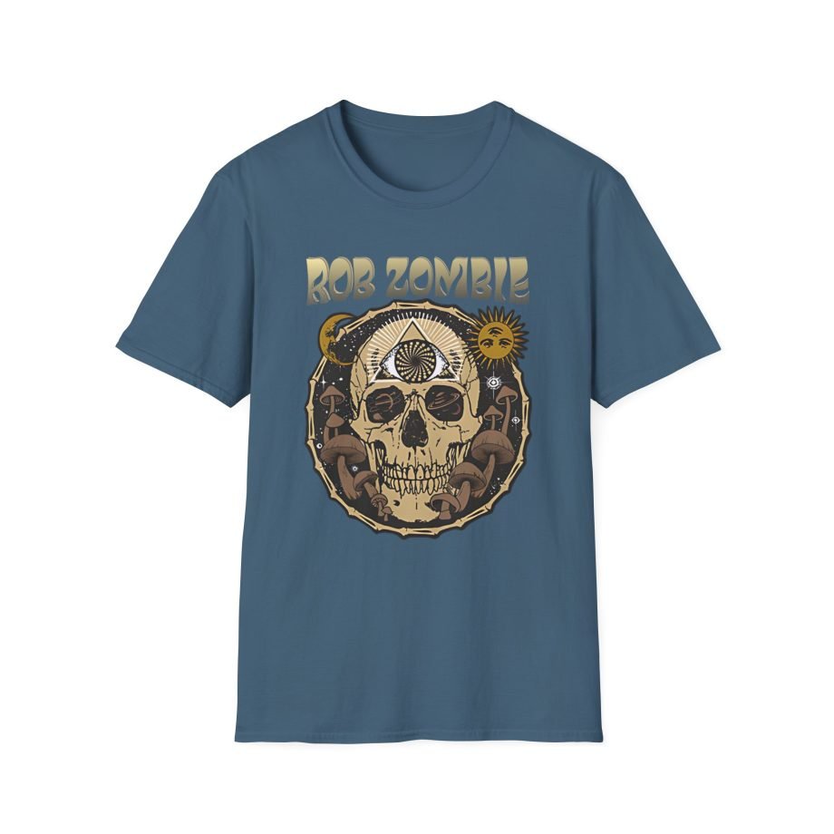 Rob Zombie Lsd Skull Unisex Softstyle T-Shirt