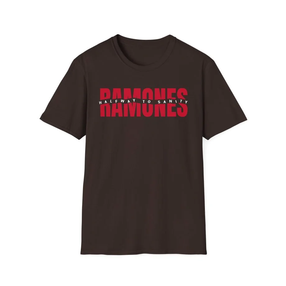 Ramones Halfway To Sanity Unisex Softstyle T-Shirt