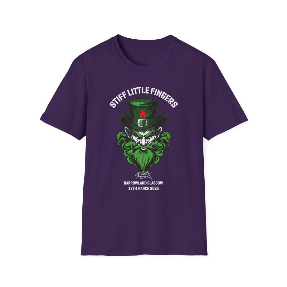 Stiff Little Fingers Barrowland 25 Unisex Softstyle T-Shirt