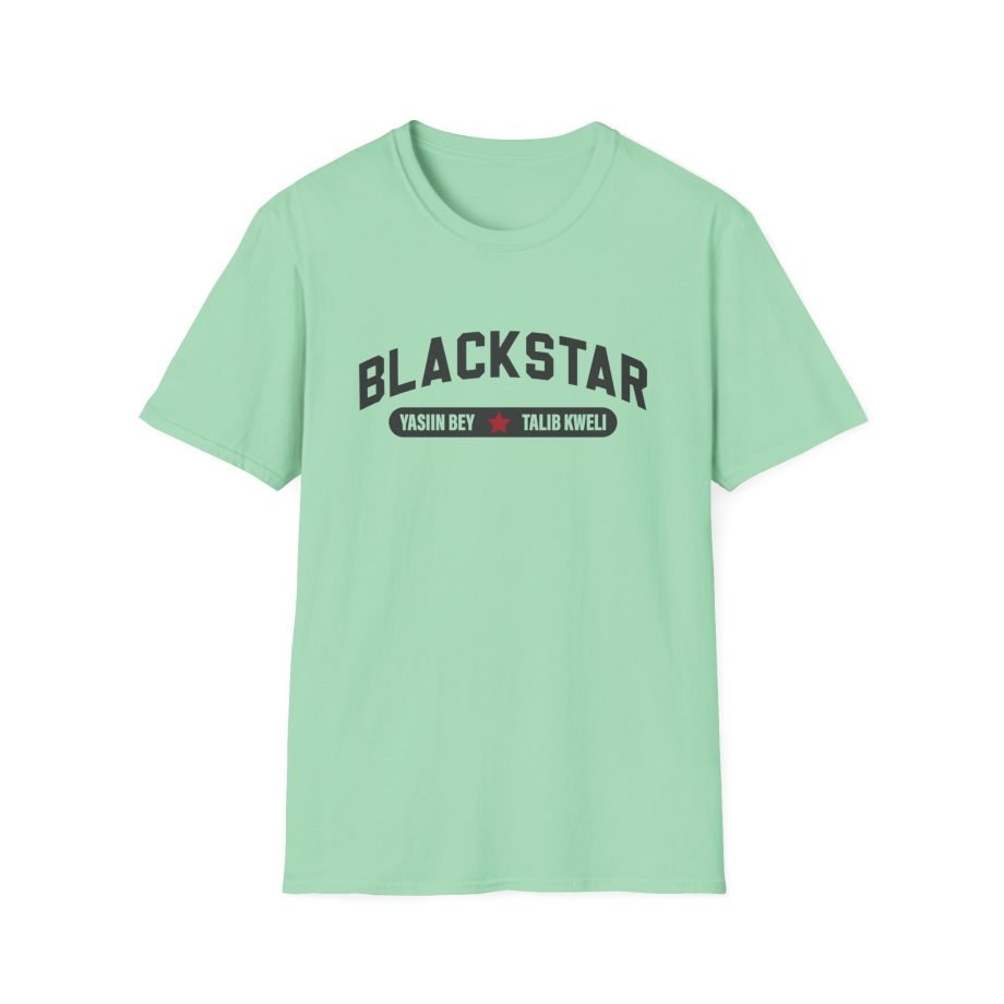 Black Star Varsity Unisex Softstyle T-Shirt