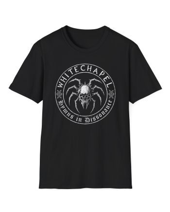 Whitechapel Spider Skull Unisex Softstyle T-Shirt