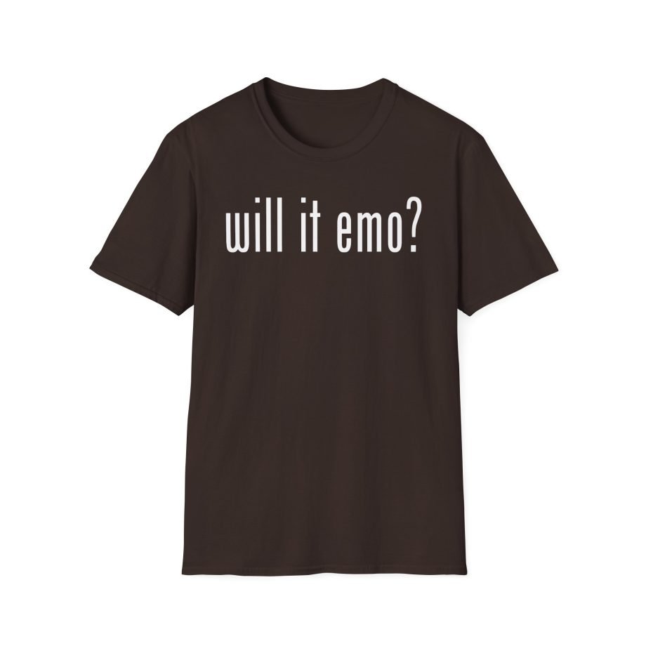 Nothing Nowhere Will It Emo Unisex Softstyle T-Shirt