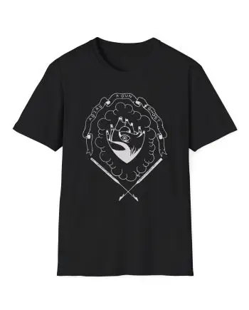 A Girl A Gun A Ghost unisex softstyle t-shirt