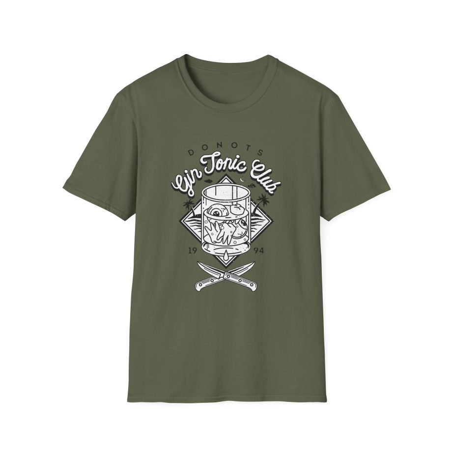 Donots Gin Tonic Club Unisex Softstyle T-Shirt