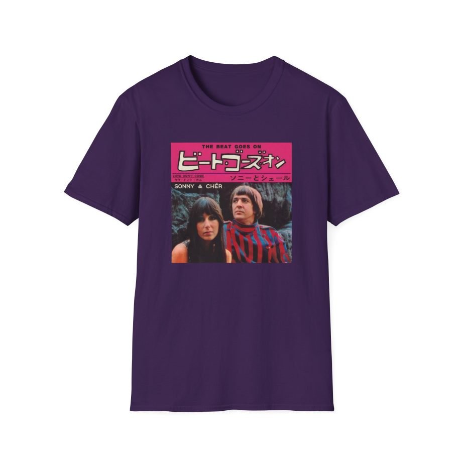 Sonny & Cher the Beat Goes on Japan Unisex Softstyle T-Shirt
