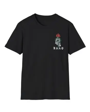 Being as an Ocean Skeleton Rose Unisex Softstyle T-Shirt