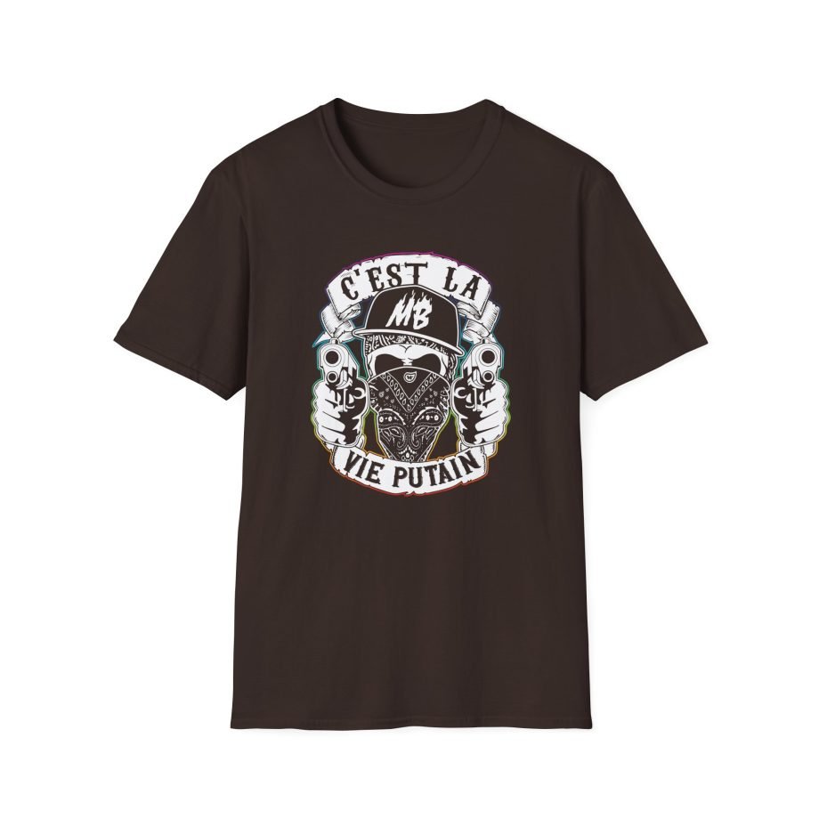 Montana Black C'est La Vie Putain Unisex Softstyle T-Shirt