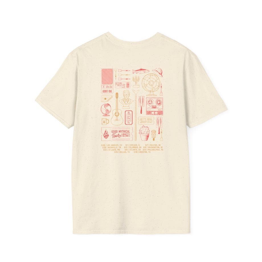 Good Mythical Morning Tour Collage unisex softstyle t-shirt
