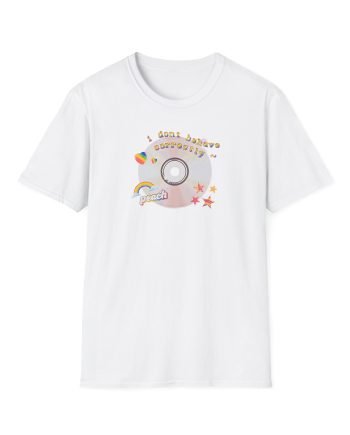 Peach Prc Fairy I Don't Behave Correctly Unisex Softstyle T-Shirt