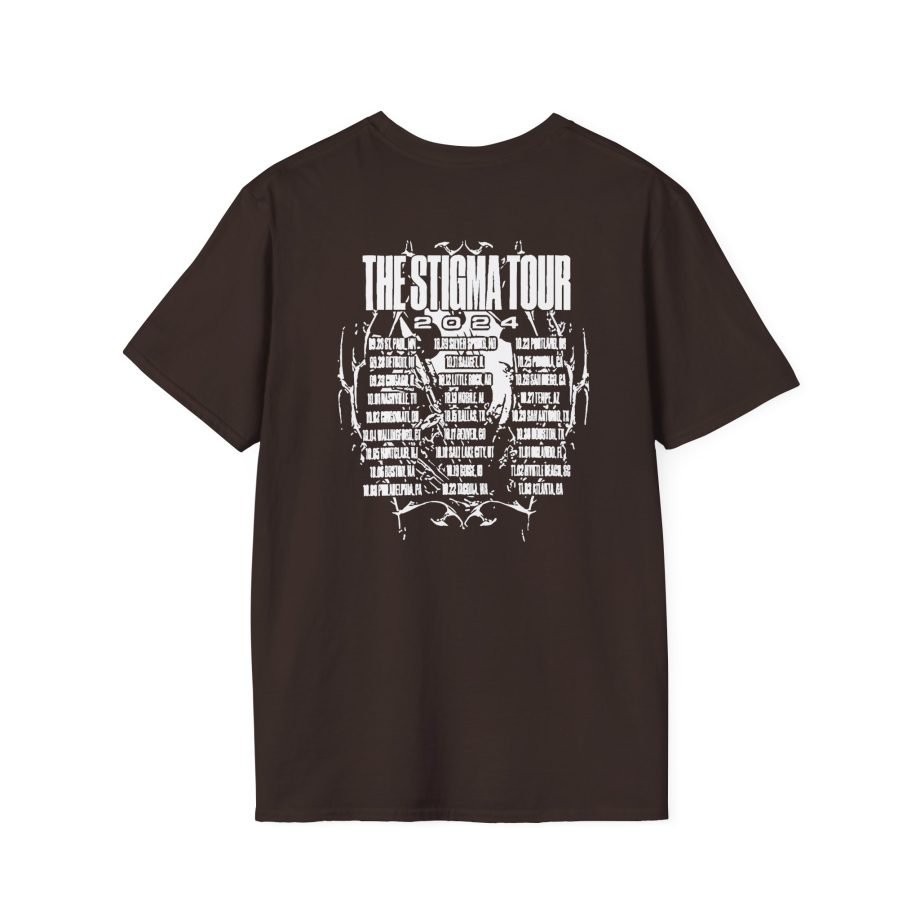 Wage War Tie Dye Stigma Tour Unisex Softstyle T-Shirt