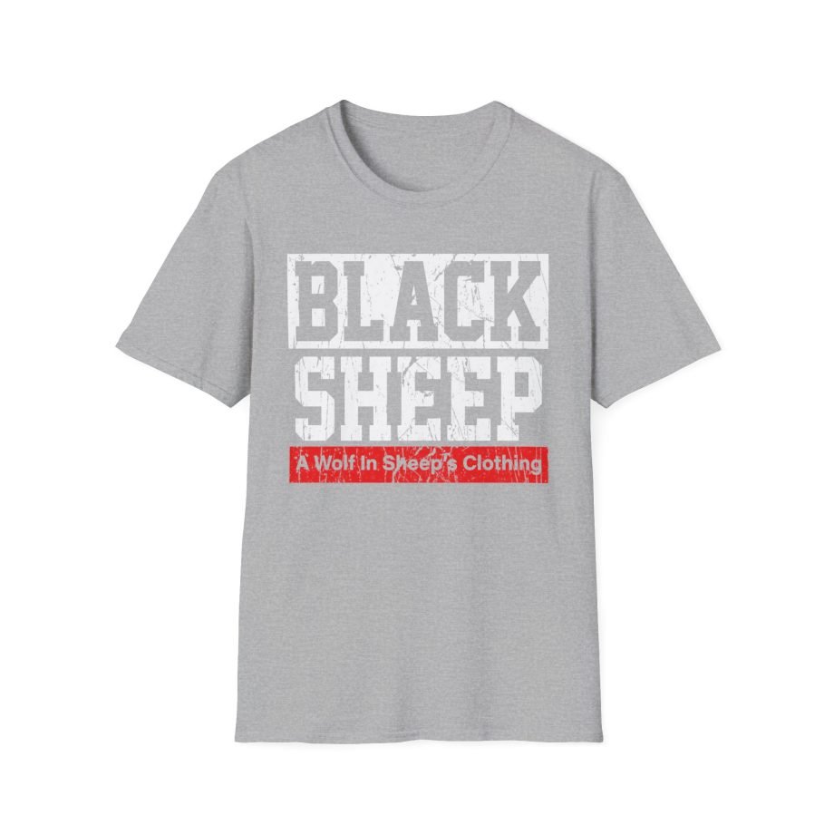 Black Sheep Wolf In Sheep's Unisex Softstyle T-Shirt