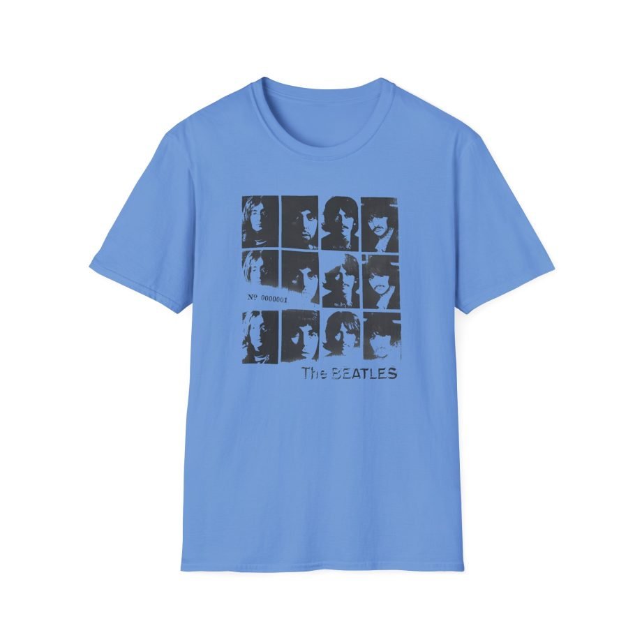 The Beatles Album Distressed Grid Unisex Softstyle T-Shirt