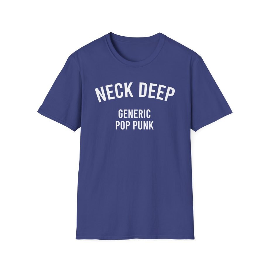 Neck Deep Generic Pop Punk Unisex Softstyle T-Shirt