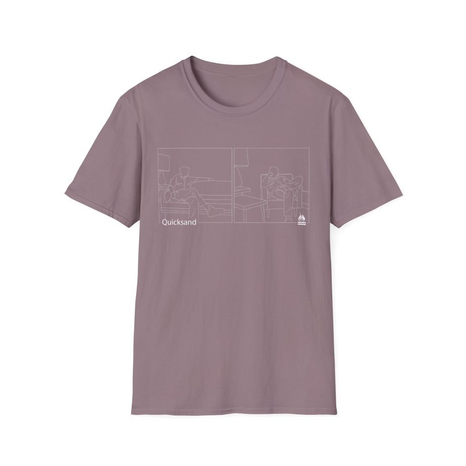 Hot Water Music Quicksand Split Unisex Softstyle T-Shirt