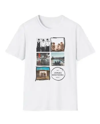 Jonas Brothers 5 Albums Unisex Softstyle T-Shirt