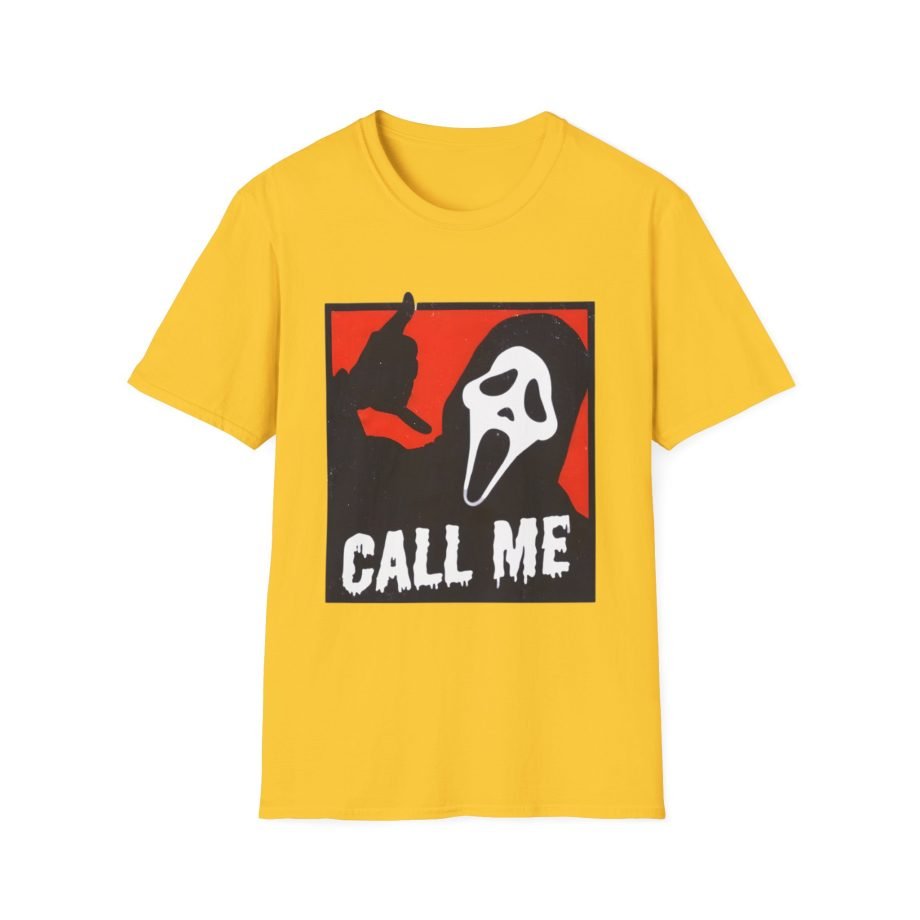 Ghostface CALL ME Unisex Softstyle T-Shirt