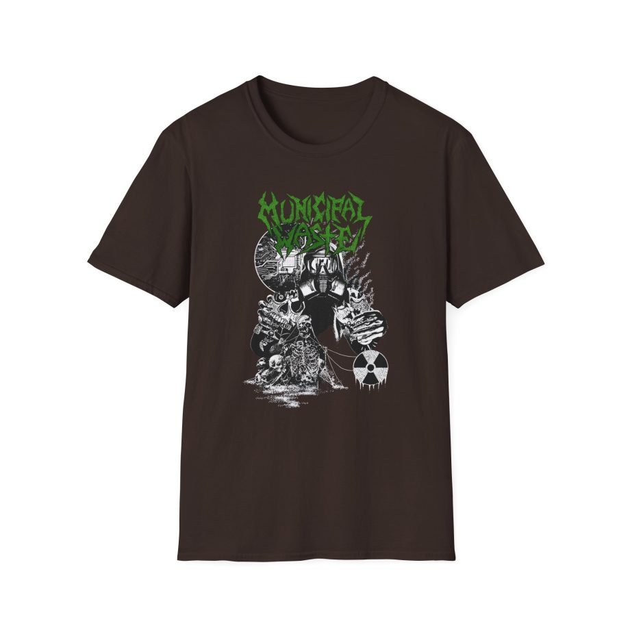 Municipal Waste Biotech Gasmask Unisex Softstyle T-Shirt
