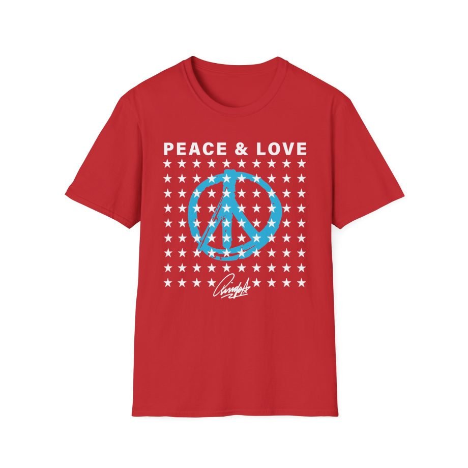 Ringo Starr Peace & Love Stars Unisex Softstyle T-Shirt