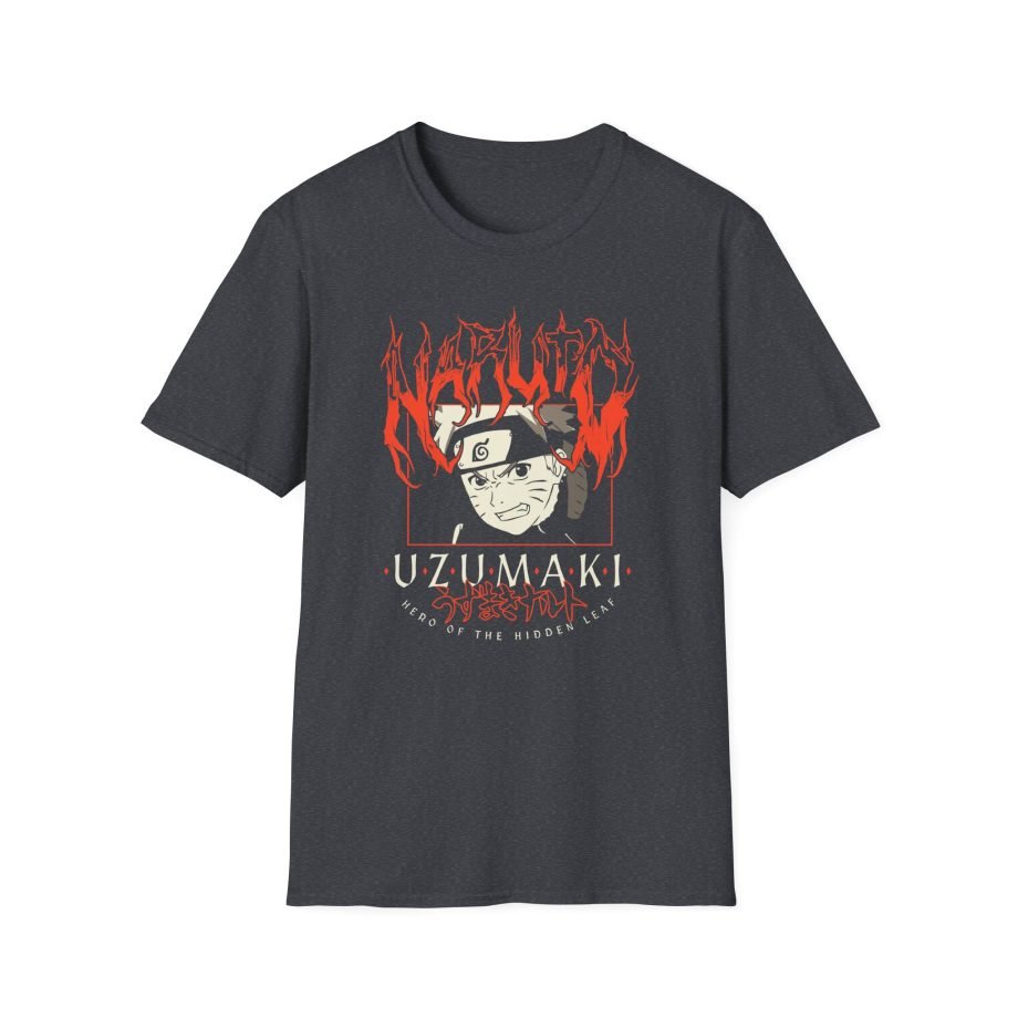 Naruto Uzumaki Clan Metal Unisex Softstyle T-Shirt