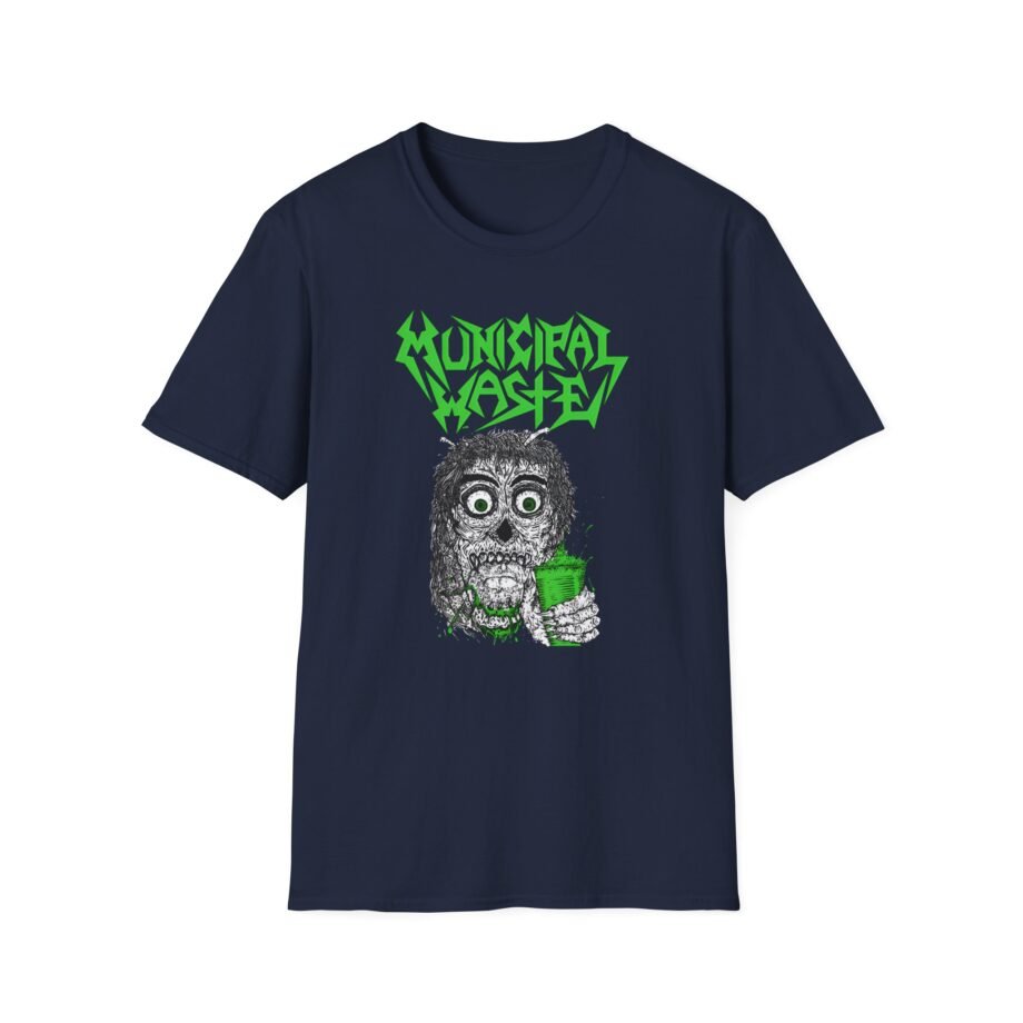 Municipal Waste Beer Zombie Unisex Softstyle T-Shirt