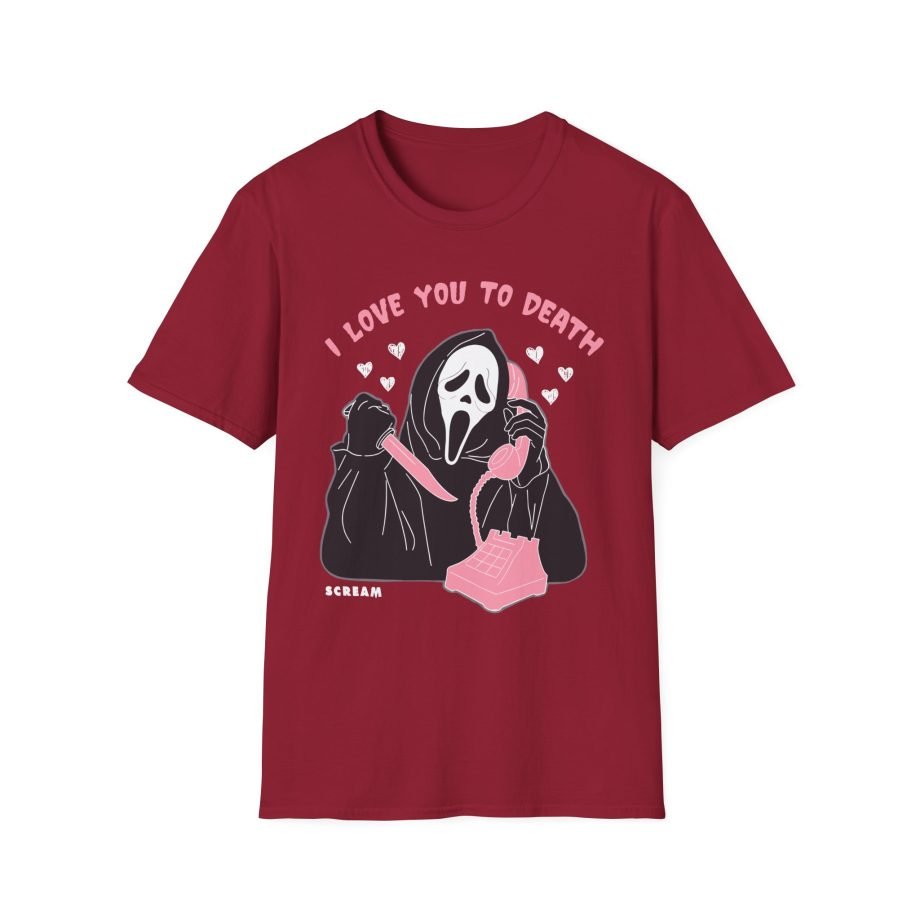 Ghostface Love You To Death Unisex Softstyle T-Shirt
