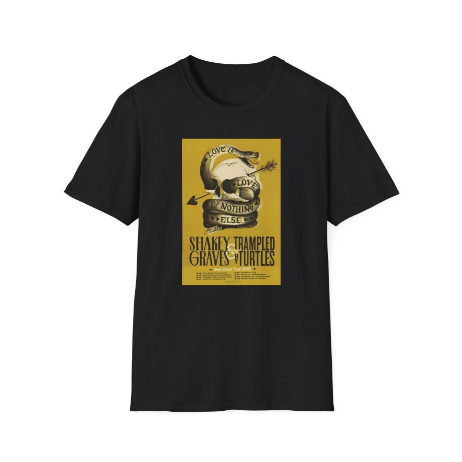 Shakey Graves West Coast Tour Unisex Softstyle T-Shirt