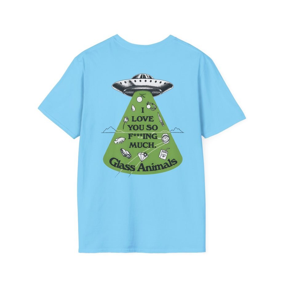 Glass Animals I Love You So F***ing Much Glow-In-The-Dark Unisex Softstyle T-Shirt