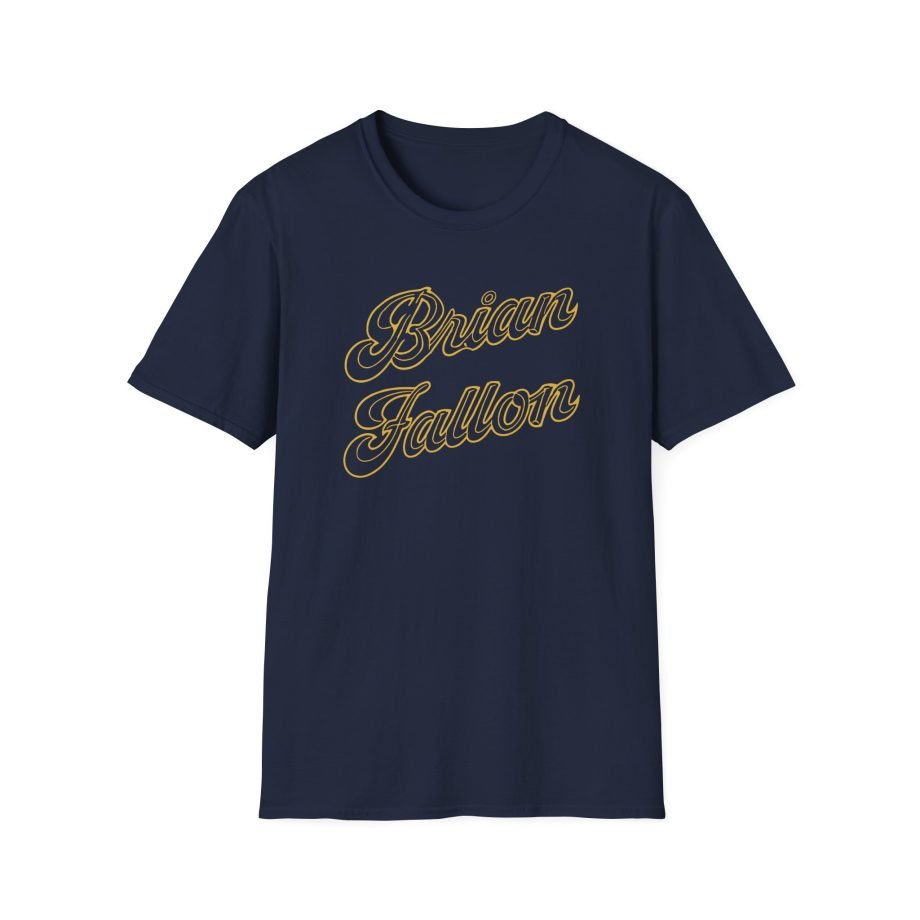Brian Fallon Gold Text Unisex Softstyle T-Shirt