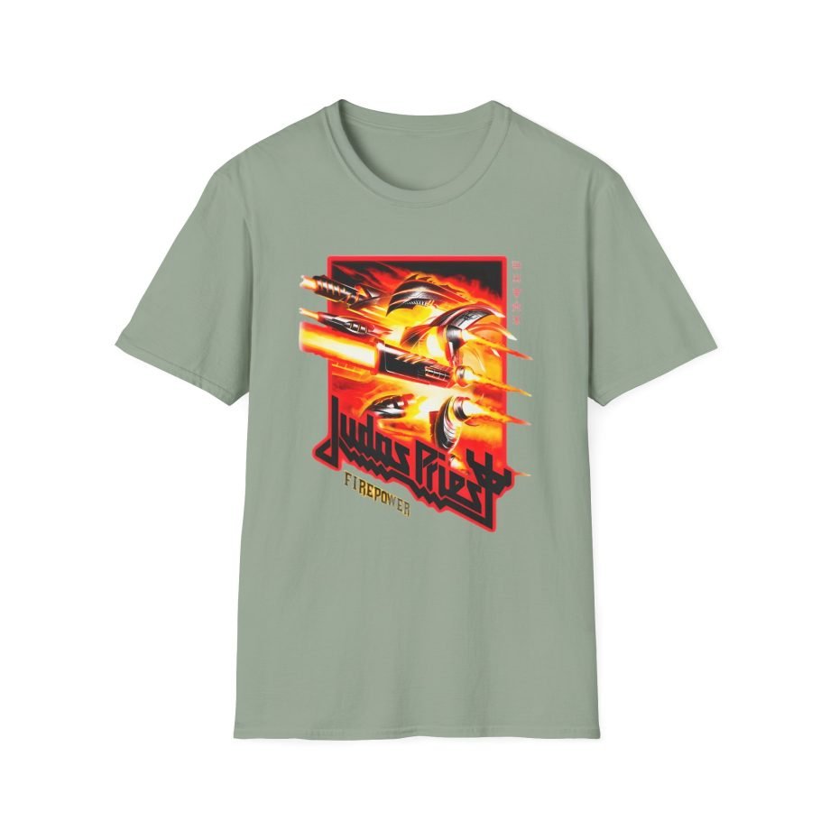 Judas Priest Firepower Figures Unisex Softstyle T-Shirt
