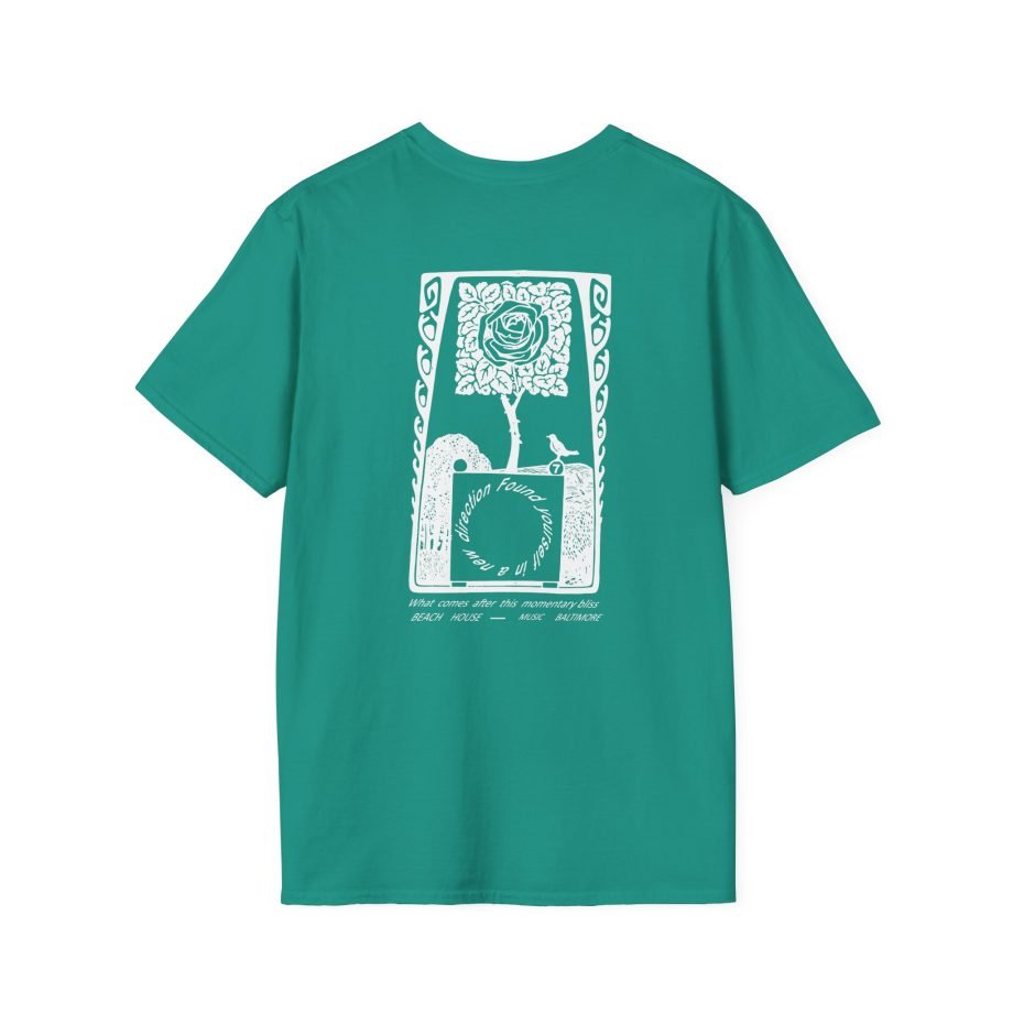 Beach House rose Unisex Softstyle T-Shirt
